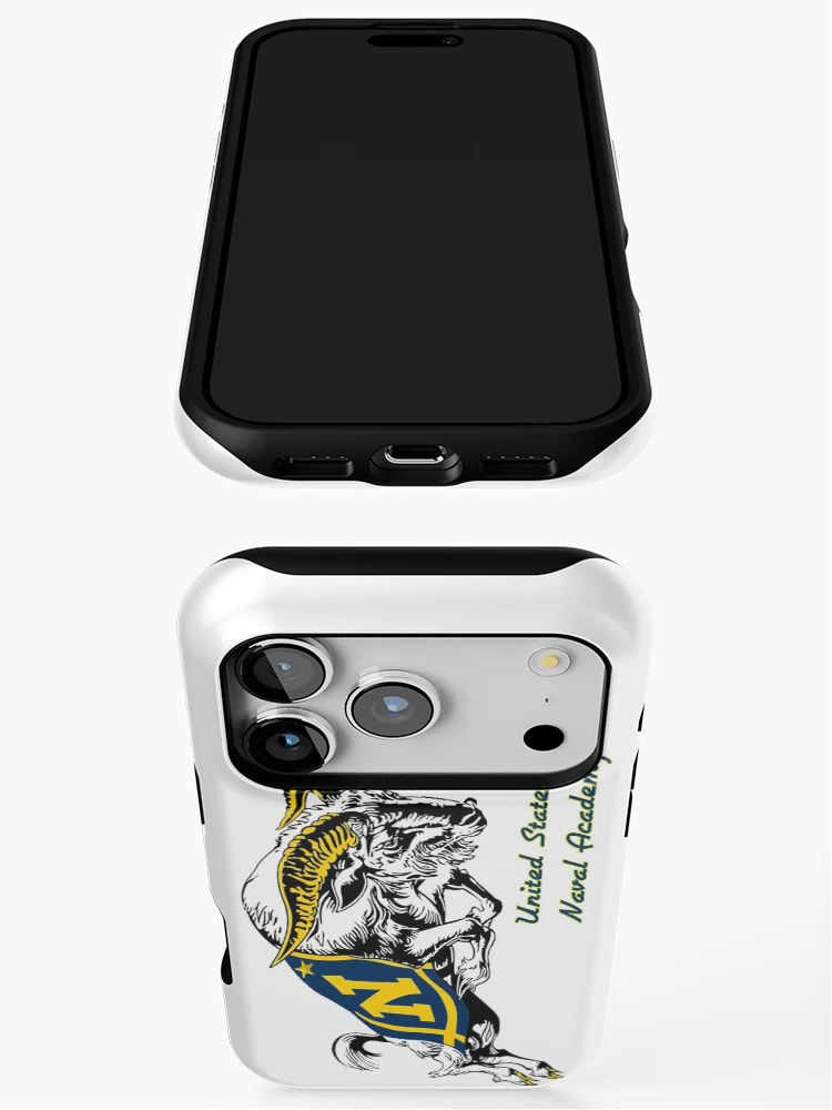 Thumbnail 3 of 4, iPhone Case, THE USNA Rampaging Goat! designed and sold by Nikki SpaceStuffPlus.