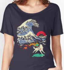 Die große Welle vor Oni Island Baggyfit T-Shirt