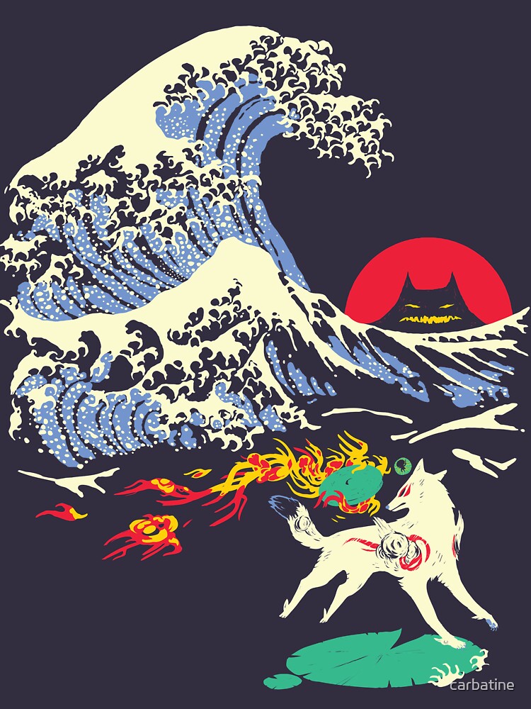 The Great Wave off Oni Island by carbatine
