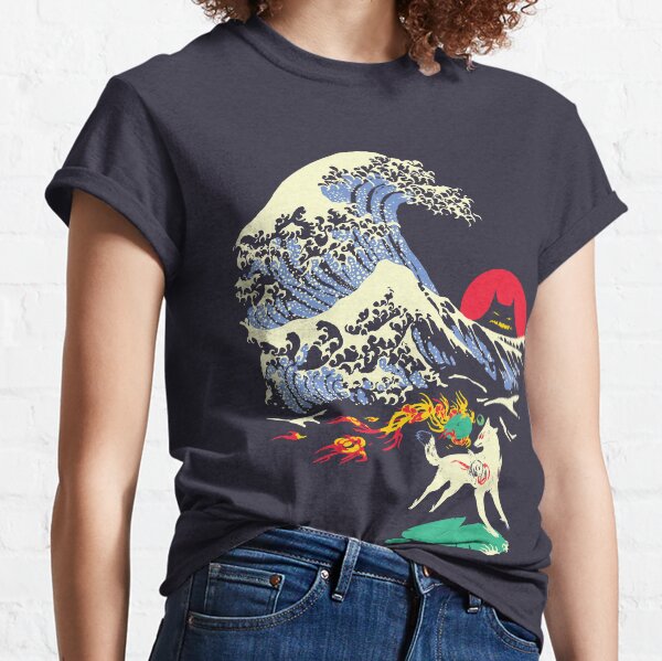 The Great Wave off Oni Island Classic T-Shirt