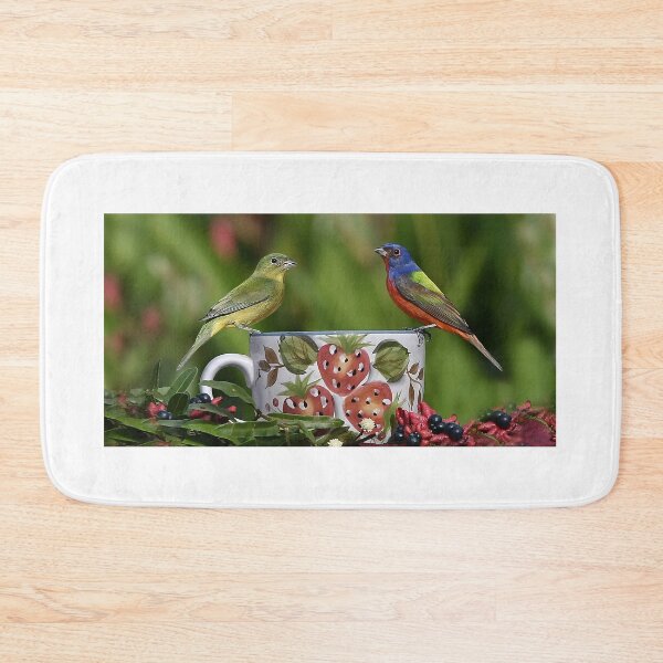 Item preview, Painted Bunting Birds designed and sold by candiscamera.
