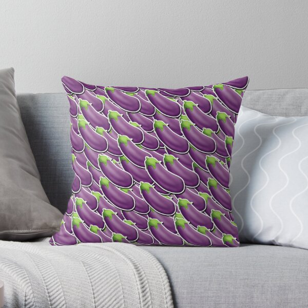 eggplant emoji pillow