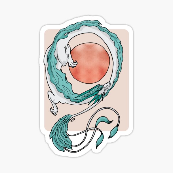 The Luck Dragon Sticker