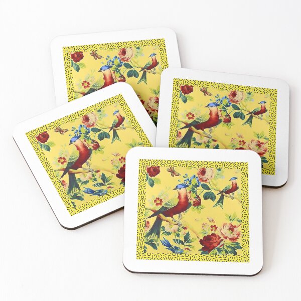 Item preview, Ediemagic chintz yellow bird designed and sold by Ediemagic.