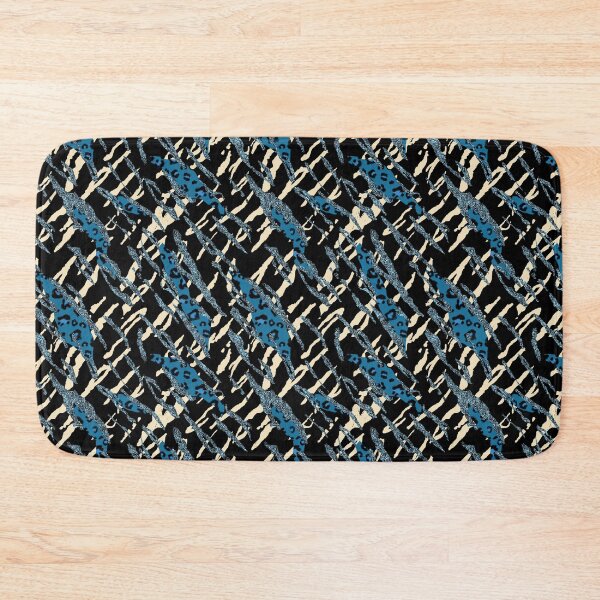 Item preview, Roar! Blue Leopard and Tiger Animal Skin Print designed and sold by mythandframe.