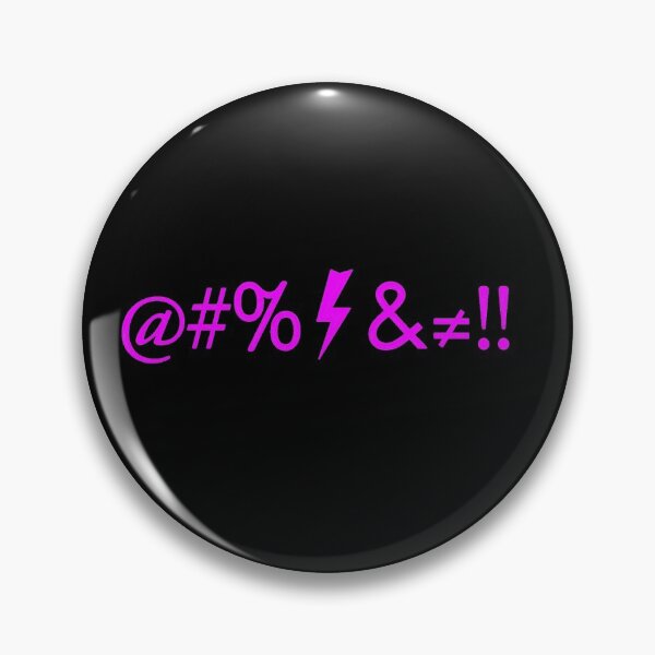 Item preview, Quarantine - curse words (black w/pink text) designed and sold by Flipnick2000.