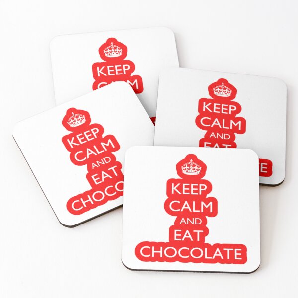Item preview, keep calm and eat chocolate designed and sold by Liuth.