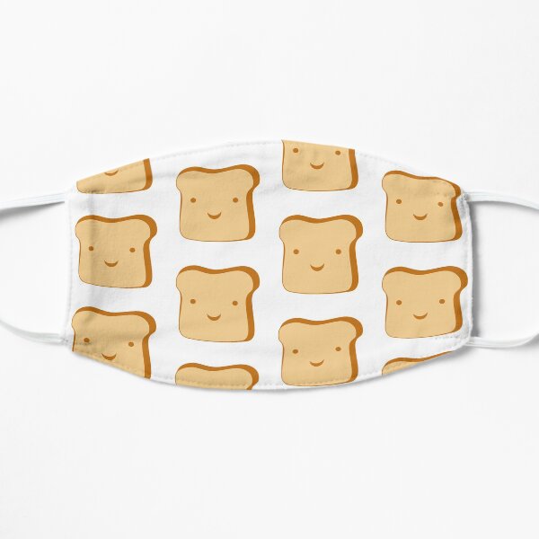 Happy Toast Flat Mask