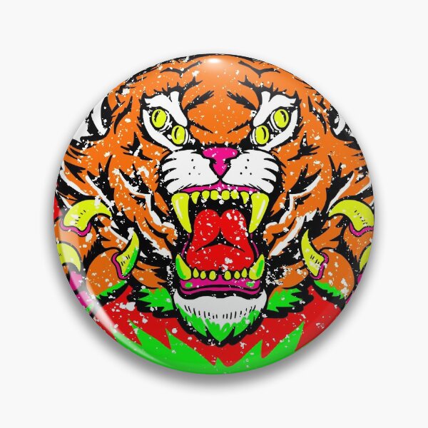 Item preview, chicha tiger designed and sold by Ilustronauta.