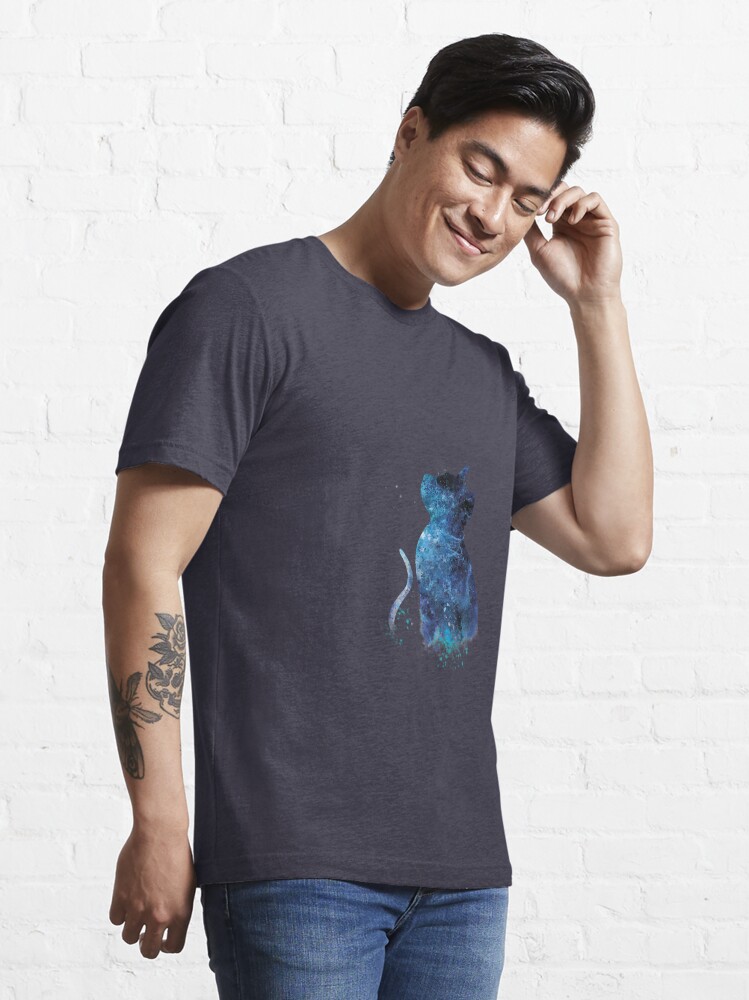 “Blue Cat” T-shirt for Sale by MonnPrint | Redbubble | blue cat t