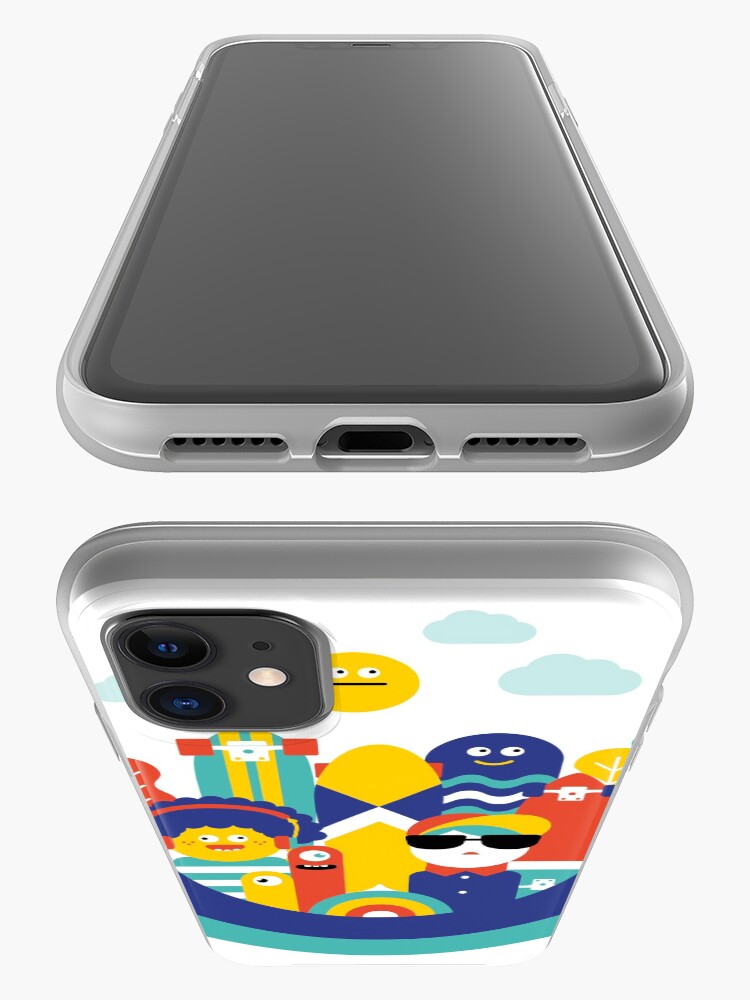 Thumbnail 3 of 5, iPhone Case, Skate monsters designed and sold by nomadunicorn.