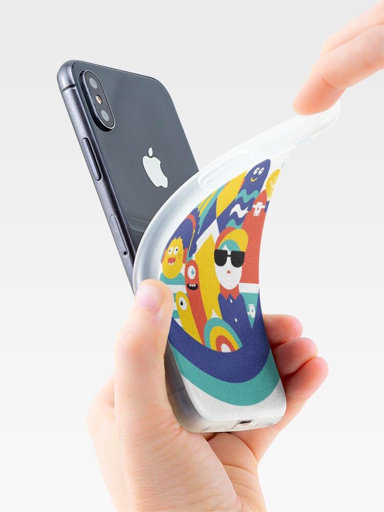 Thumbnail 4 of 5, iPhone Case, Skate monsters designed and sold by nomadunicorn.