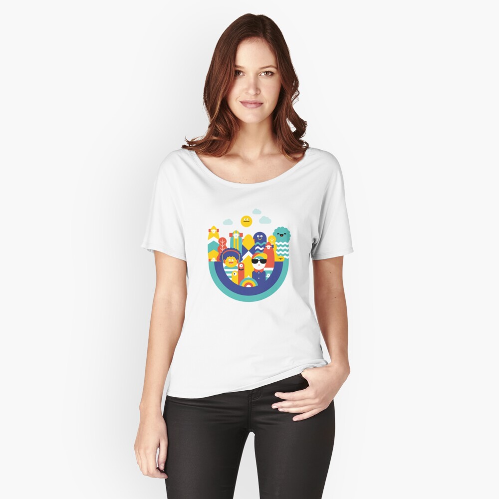 Item preview, Relaxed Fit T-Shirt designed and sold by nomadunicorn.