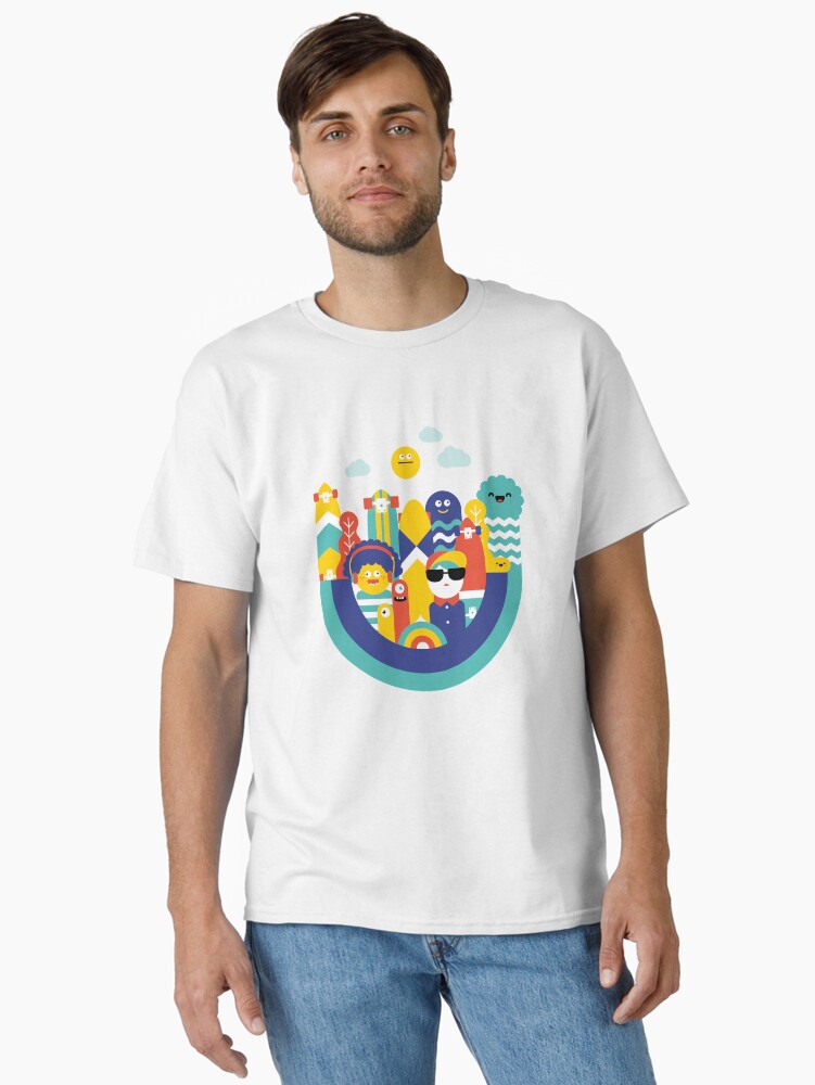 Thumbnail 1 of 7, Classic T-Shirt, Skate monsters designed and sold by nomadunicorn.
