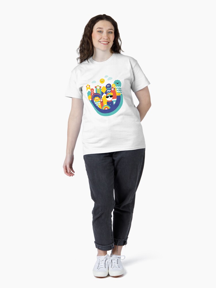Thumbnail 4 of 7, Classic T-Shirt, Skate monsters designed and sold by nomadunicorn.