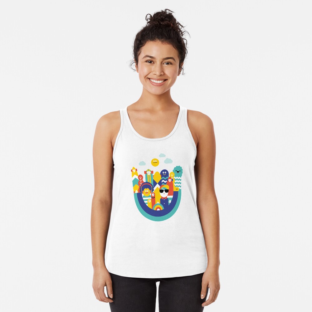 Item preview, Racerback Tank Top designed and sold by nomadunicorn.