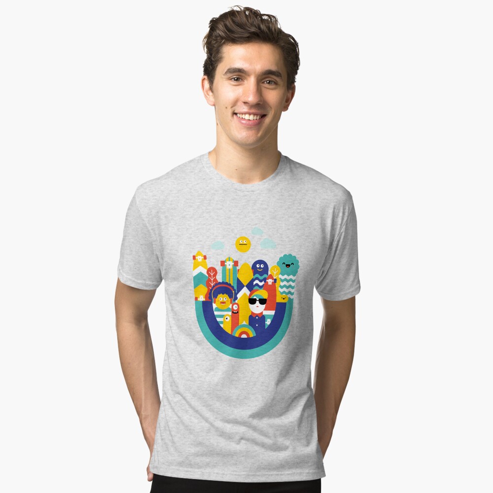 Item preview, Tri-blend T-Shirt designed and sold by nomadunicorn.
