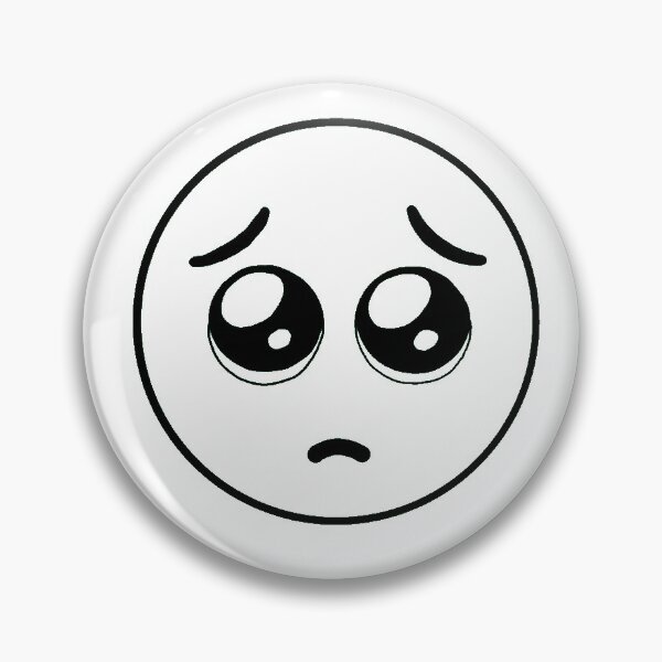 Item preview, Puppy Dog Eyes Emoji in Black designed and sold by johannar72.