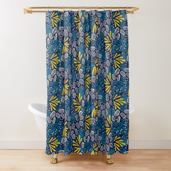Petals and pods Shower Curtain