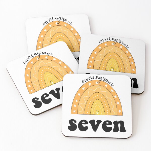 Item preview, enneagram seven rainbow  designed and sold by Haley Keizur.