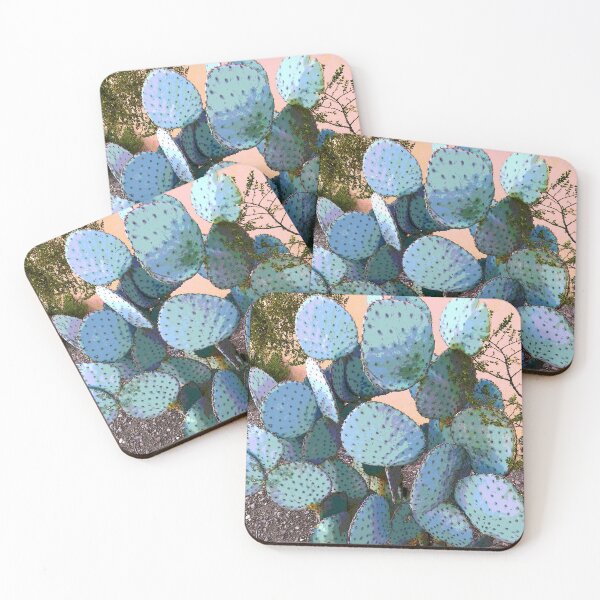 Item preview, Sea-Foam Green Prickly Pear Cactus designed and sold by William E Lopez.