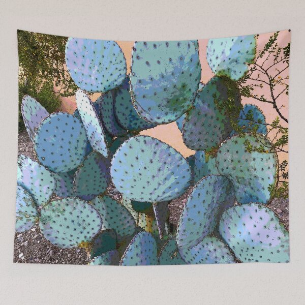 Item preview, Sea-Foam Green Prickly Pear Cactus designed and sold by William E Lopez.