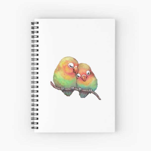 Lovebirds Spiral Notebook