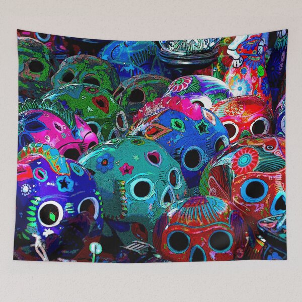 Item preview, Calavera Skulls during The Day of the Dead, Mesilla, New Mexico designed and sold by William E Lopez.