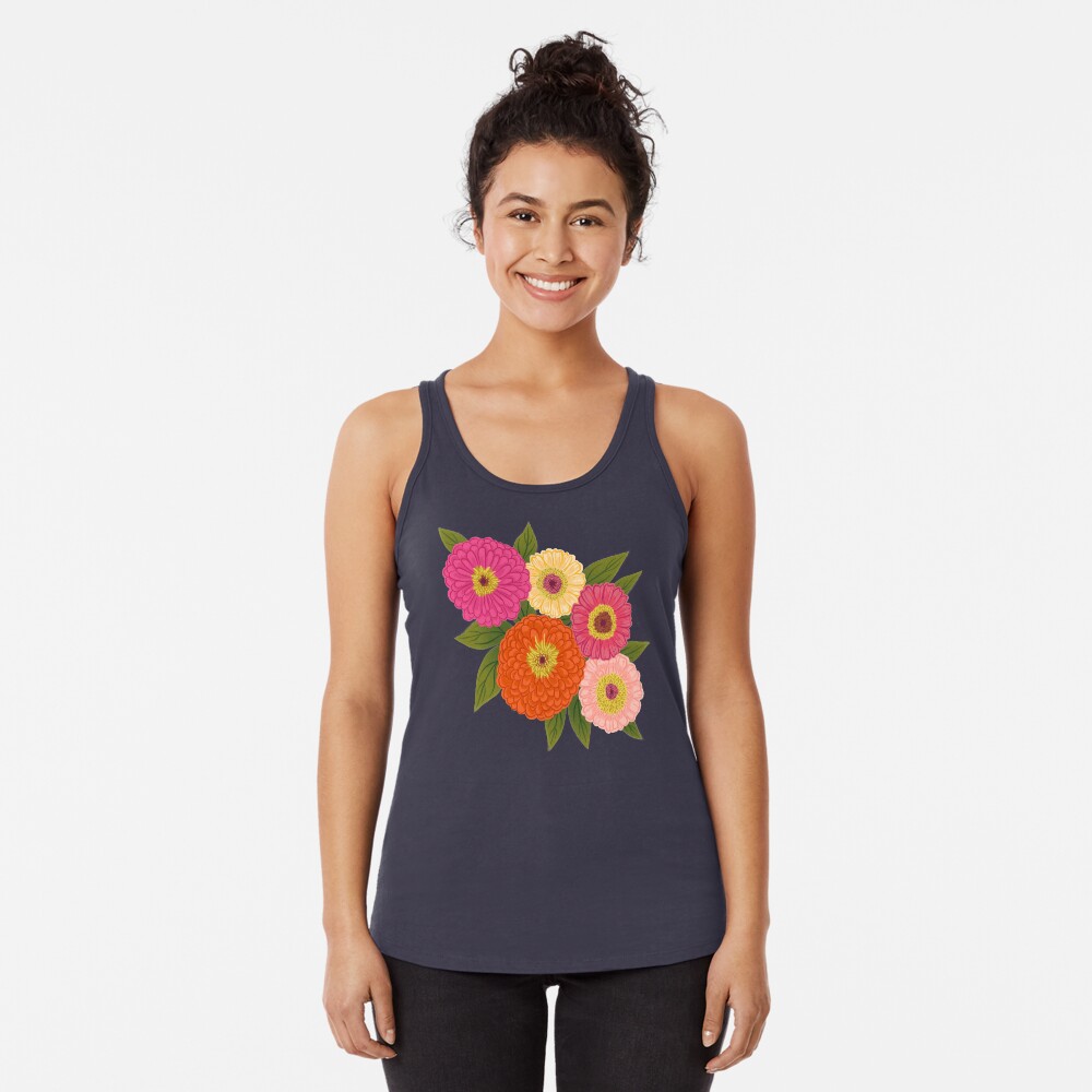 ZINNIA Racerback Tank Top