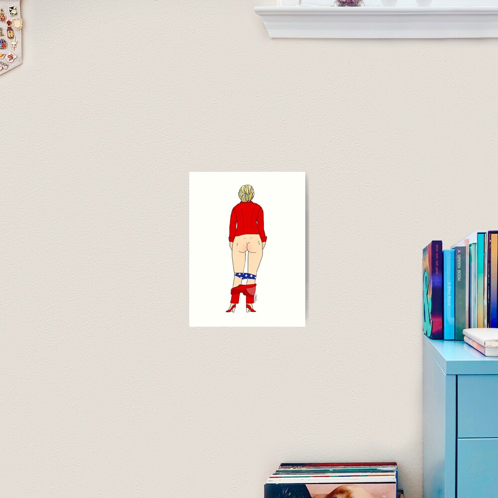 Clinton Butt Art Print