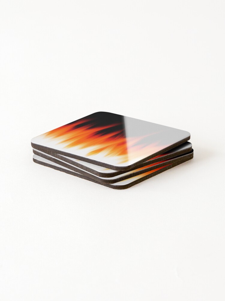 Thumbnail 4 of 5, Coasters (Set of 4), Fire Pattern designed and sold by MagicMullet.
