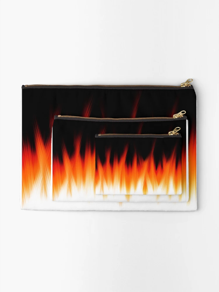 Thumbnail 2 of 4, Zipper Pouch, Fire Pattern designed and sold by MagicMullet.