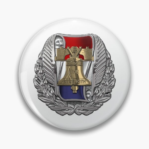 Item preview, Army Recruiting Command - USAREC Crest over White Leather designed and sold by Serge Averbukh Art Studio.