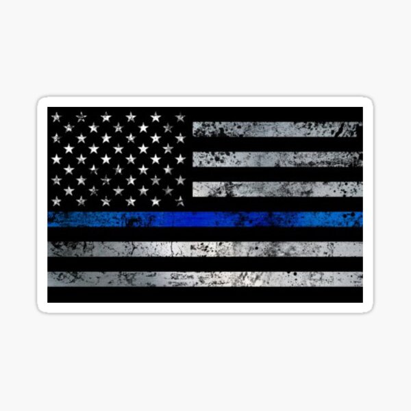 Artikel-Vorschau von Grafikdesign des Polizeibeamten der dünnen blauen Linie, designt und verkauft von Tim Dunaway.