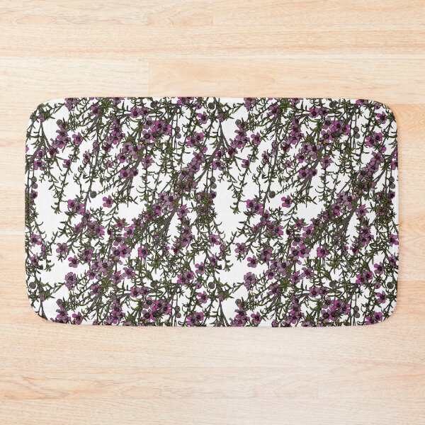 Item preview, Mānuka bush - pink flowers designed and sold by CopperCatkin.