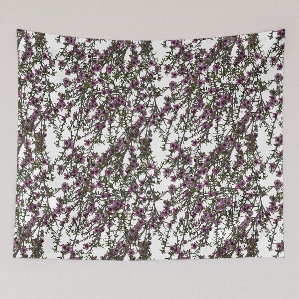 Item preview, Mānuka bush - pink flowers designed and sold by CopperCatkin.