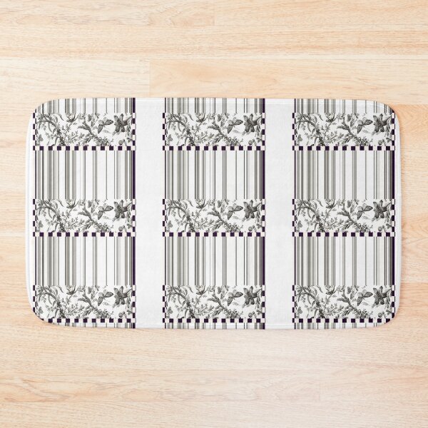 Item preview, Ediemagic black and white chintz and checks designed and sold by Ediemagic.