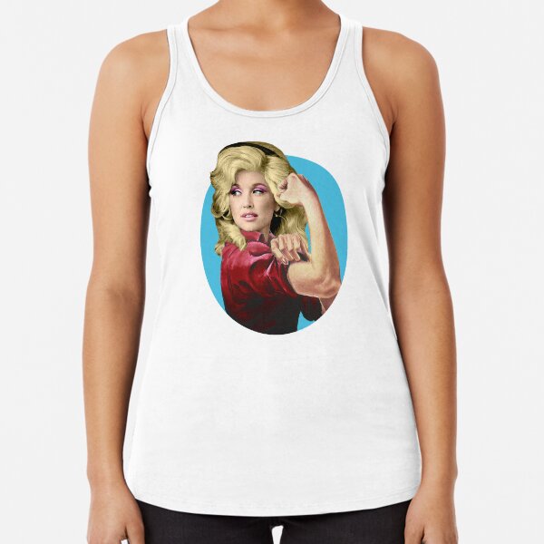 Dolly the Riveter 2 Racerback Tank Top