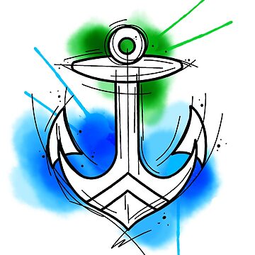 Ahoy Anchor - Greeting Card