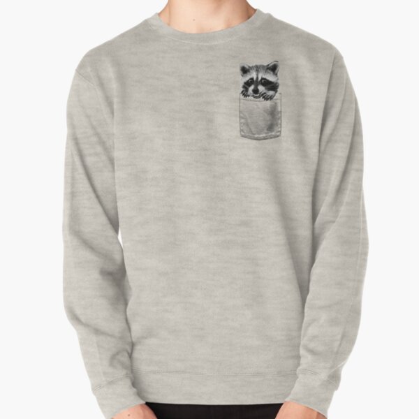Raccoon Pullover Sweatshirt