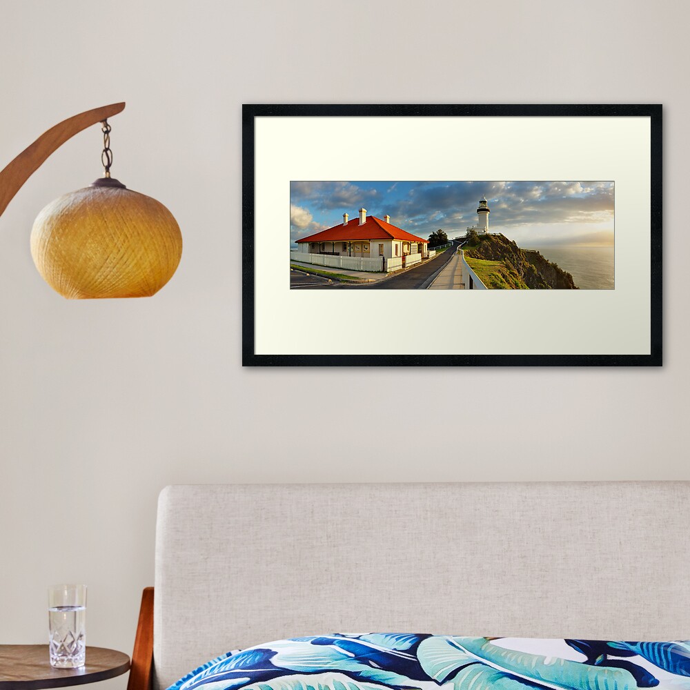 Cape Byron Lighthouse, New South Wales, Australia Framed Art Print