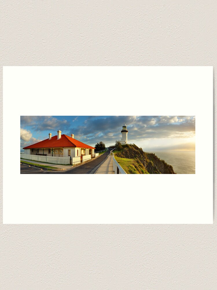 Thumbnail 2 of 3, Art Print, Cape Byron Lighthouse, New South Wales, Australia designed and sold by Chockstone.