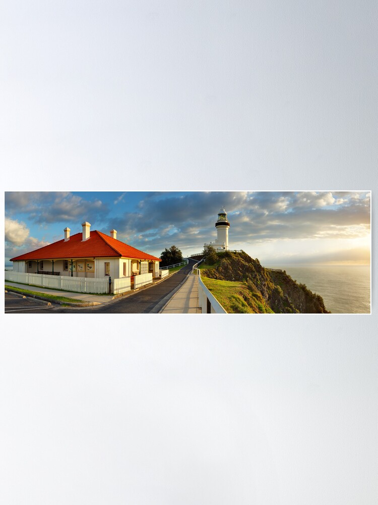 Alternate view of Cape Byron Lighthouse, New South Wales, Australia Poster