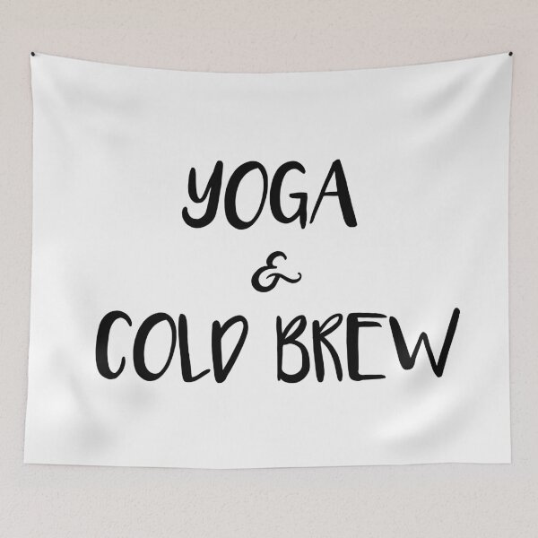 Item preview, Yoga & Cold Brew Coffee designed and sold by jackknite.
