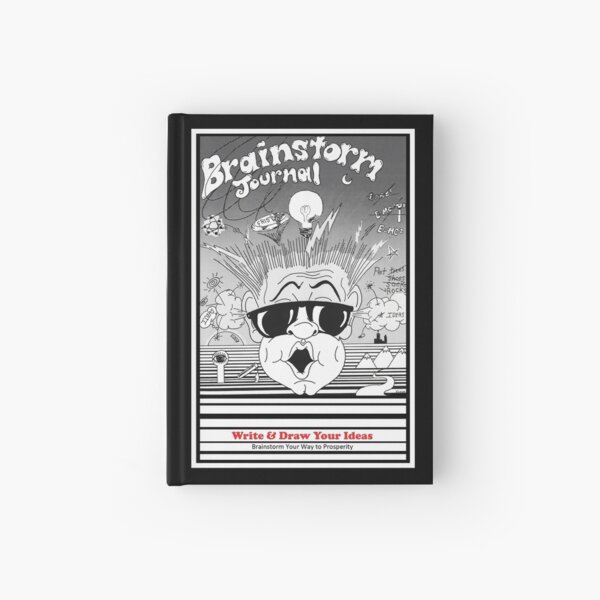 BRAINSTORM Journal - Write and Draw Your ideas Design Hardcover Journal