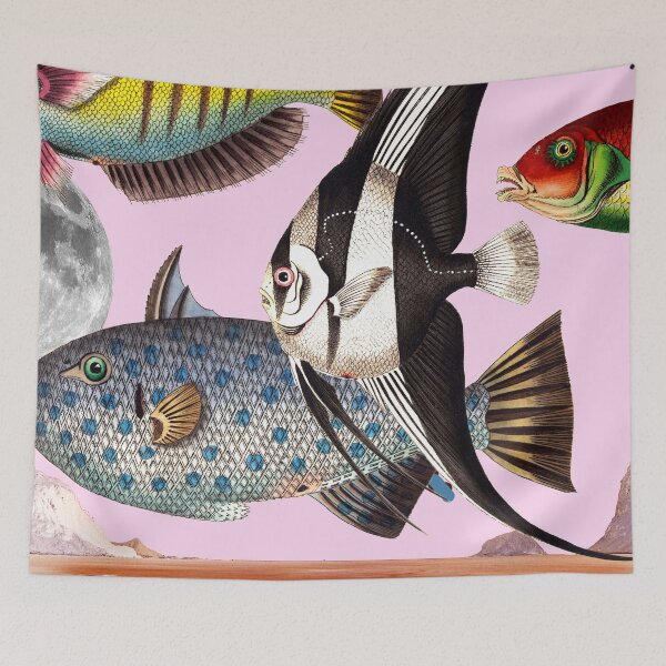 Item preview, Fish World Pink designed and sold by Snexus.