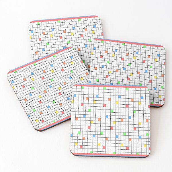 Item preview, 80s Color Grid Pattern designed and sold by sophiapetrillo.