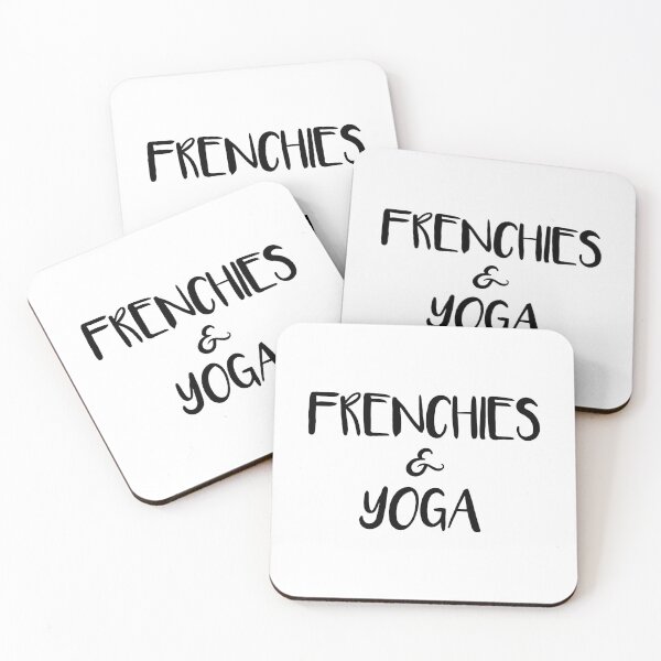 Item preview, Frenchies & Yoga  designed and sold by jackknite.