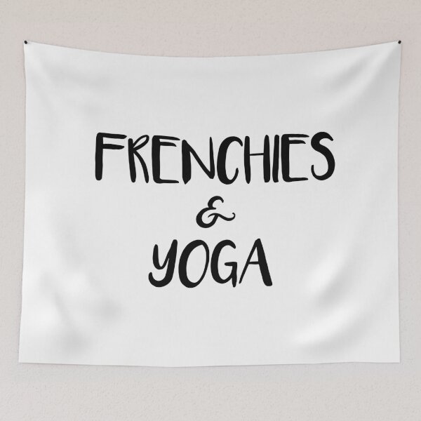 Item preview, Frenchies & Yoga  designed and sold by jackknite.