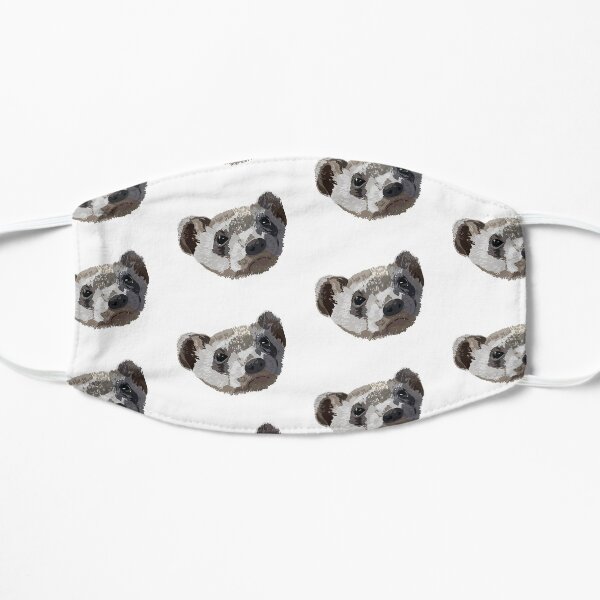 Black-footed Ferret Flat Mask